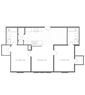 2 Bed - 2 Bath : 1100-203/303/403