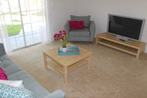 Spacious living areas with furniture included.